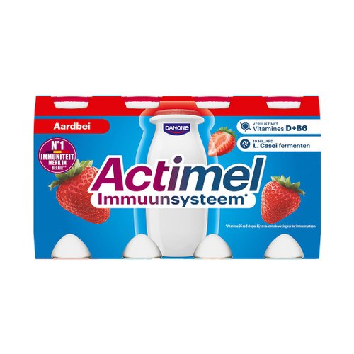 ACTIMEL AARDBEI 8X100G 