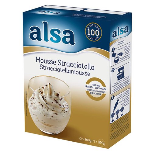 ALSA MOUSSE STRACCIATELLA 800G