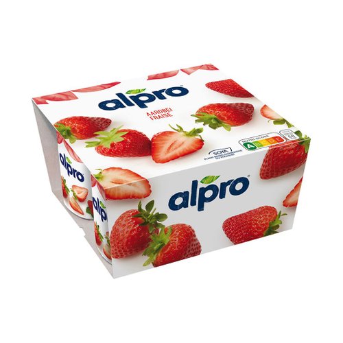 ALPRO SOJA AARDBEI 4X125G