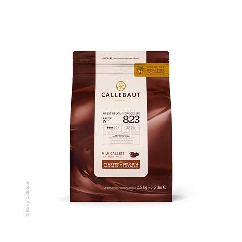 CHOCOLADE DRUPPEL MELK 33,6% 2,5KG CALLEBAUT