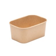 BAK RECHTHOEKIG 1000CC KARTON KRAFT 50ST (82890)