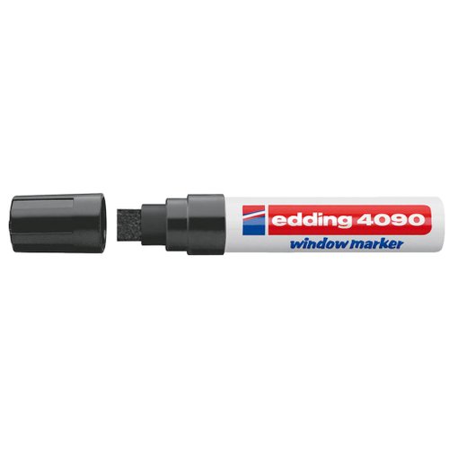 EDDING 4090 WINDOWMARKER ZWART BREED 1 STIFT 