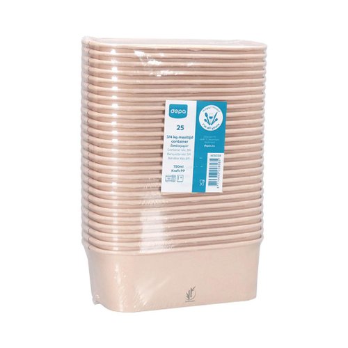 BAK BAMBOE PAPIER 3/4KG 750ML 25ST