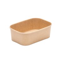 BAK RECHTHOEKIG 750CC KARTON KRAFT 50ST (82890)