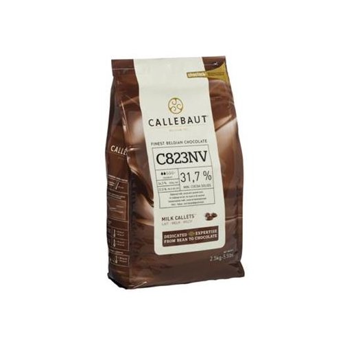 CHOCOLADE DRUPPEL MELK 31,7% 2,5KG CALLEBAUT