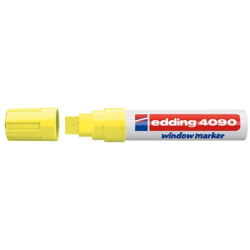 EDDING 4090 WINDOWMARKER GEEL BREED 1STIFT