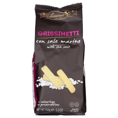 EF LAURIERI PREMIUM GRISSINETTI MET ZEEZOUT 150G