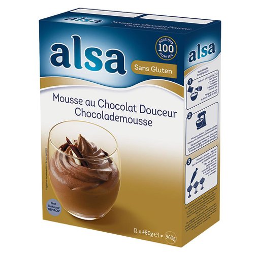 ALSA CHOCOLADEMOUSSE 2X480G