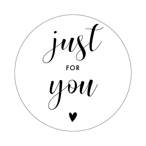 EF STICKER JUST FOR YOU D50MM 1000ST