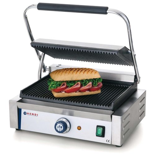 CONTACTGRILL DUBBEL B+O GERIBD 43X37X27CM HENDI
