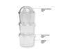 EF BODEGA VLAK DEKSEL DESSERTCUP 250ML D83MM 600ST