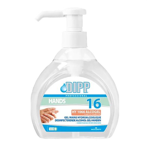 DESINFECTERENDE HANDGEL POMP 500ML DIPP(1695)