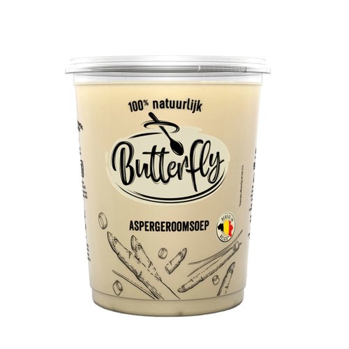 ASPERGEROOMSOEP 950ML BUTTERFLY