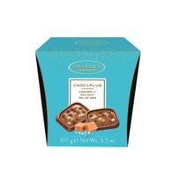 CHOC&PLUS MELK CARAMEL ZEEZOUT 107G EXCELCIUM 
