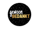 EF STICKER GEWOON BEDANKT D28MM 1000ST