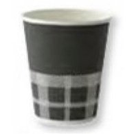 BEKER CAFE IZZA BLACK&WHITE 24CL 40ST DUNI