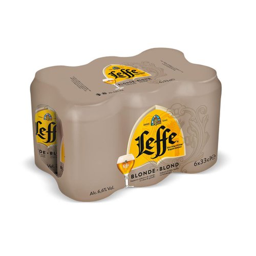 BIER LEFFE BLOND 24X33CL BLIK