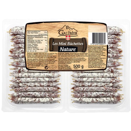 BUCHETTE MINI (APERITIEFSTICKJES) PUR PORC 480G