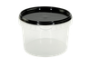 EF LEKVRIJE POT ZWART DEKSEL 565ML 260ST 