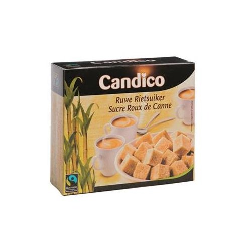 CANDICO BLOKJES RUWE RIETSUIKER 1KG